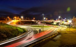 lightshow Kreisverkehr